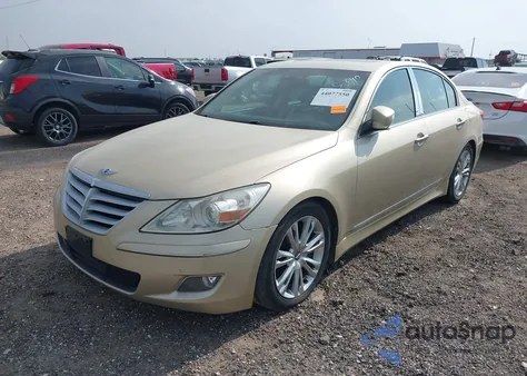 2012 Hyundai Genesis 4.6 z USA, uszkodzony, nr VIN KMHGC4DF7CU205349